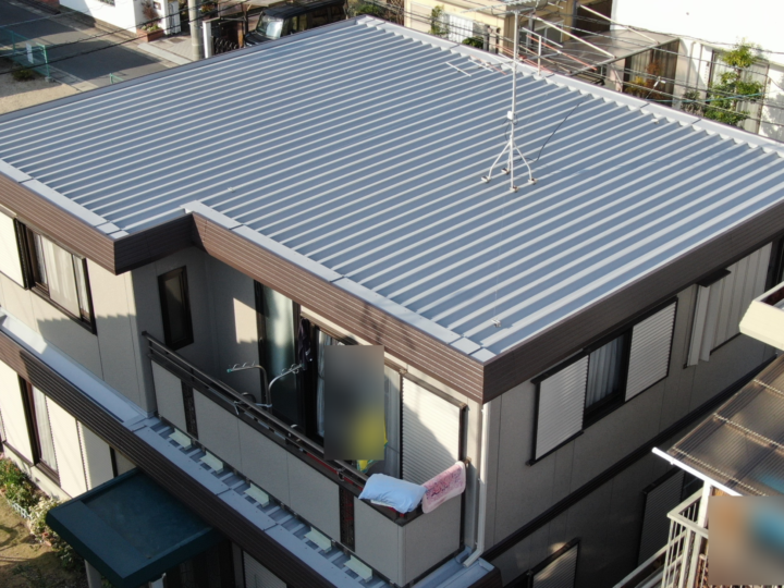岡山市中区Ｈ様｜屋根ラジカルシリコン塗装