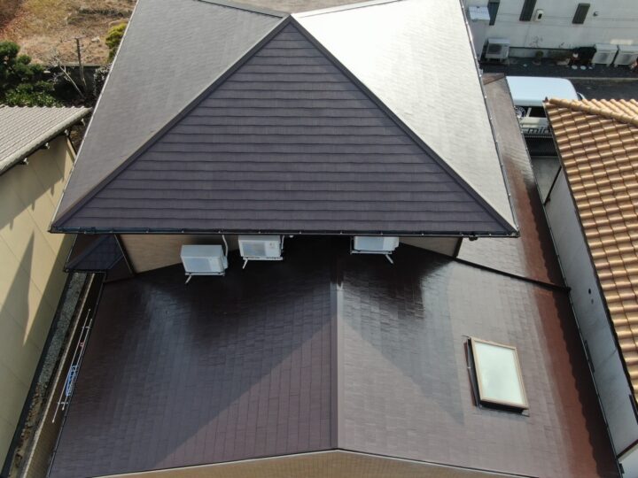岡山市南区Ｍ様｜屋根高級シリコン塗装