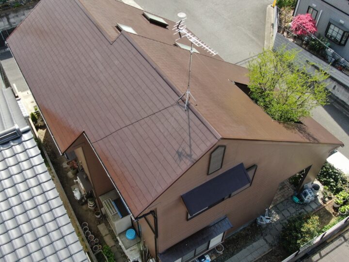 岡山市東区Ｋ様｜屋根ハイクラス無機フッ素塗装