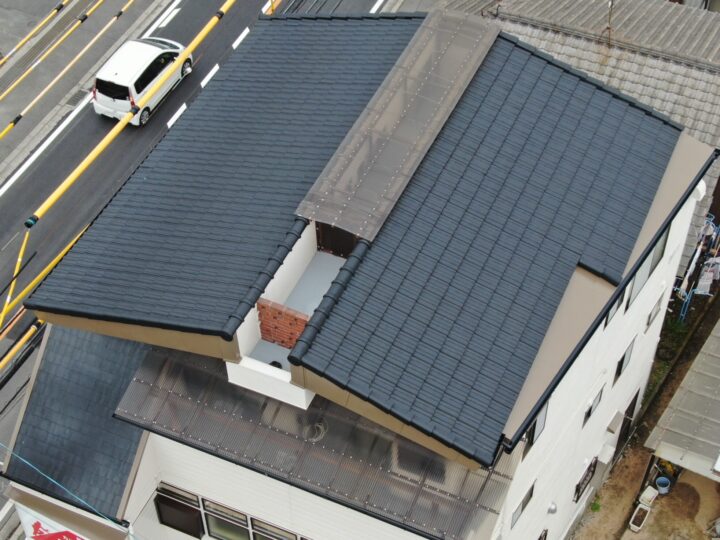 岡山市中区Ｎ様｜屋根無機ハイブリッド塗装工事