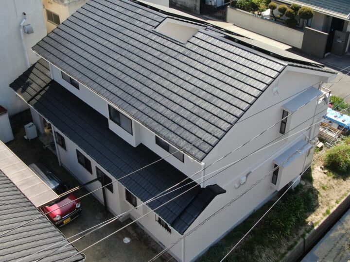 岡山市中区Ｃ様｜屋根ラジカルフッ素塗装