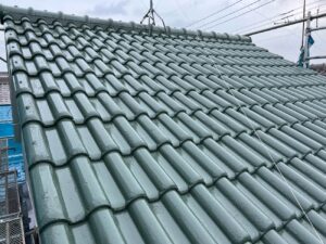 岡山市北区Ｈ様｜屋根シリコン塗装工事