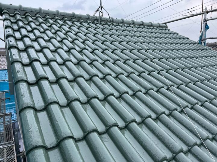 岡山市北区Ｈ様｜屋根シリコン塗装工事