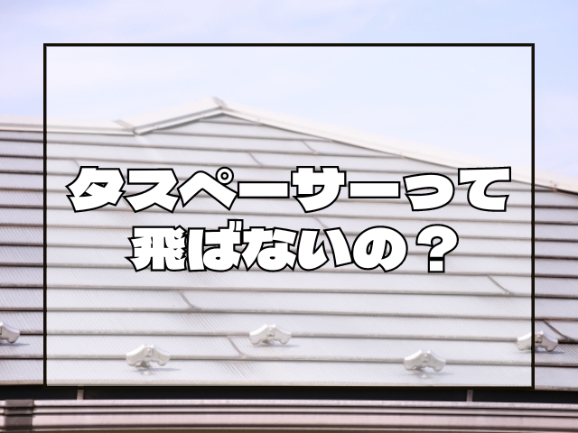 タスペーサーって飛ばないの？