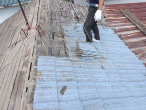 屋根葺き替え工事｜岡山