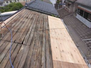 屋根葺き替え工事｜岡山