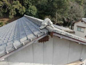 屋根塗装　セメント瓦の補修と塗装の際の注意点　岡山