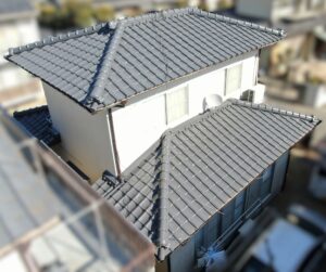屋根塗装及び部分補修工事｜25035_岡山市中区S様