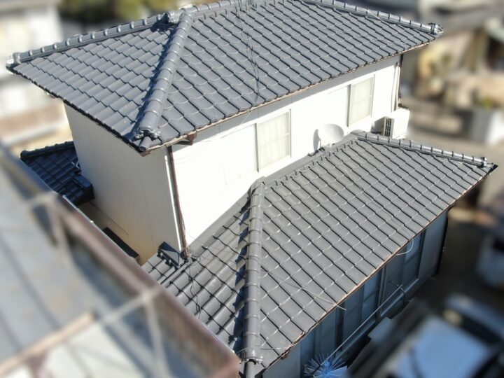 屋根塗装及び部分補修工事｜25035_岡山市中区S様