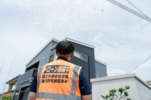 ドローン調査｜岡山屋根塗装