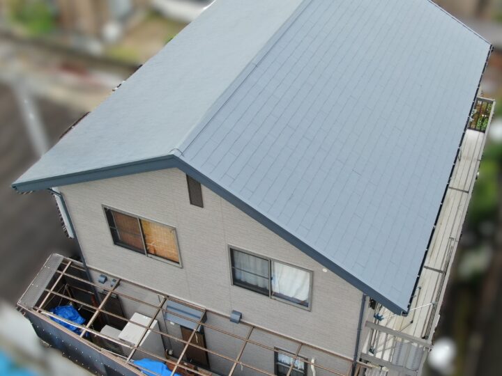 屋根遮熱無機塗装工事｜25046_岡山市北区T様