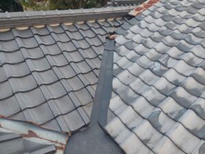 屋根棟板金補修工事｜岡山