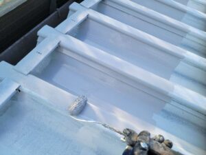 中塗り|屋根塗装岡山