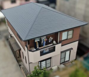 屋根シリコン塗装工事｜26003_岡山市南区N様