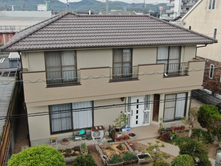 屋根無機塗装工事｜26007_岡山市中区S様