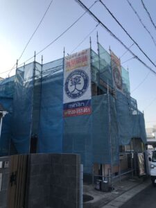 足場設置|岡山屋根塗装