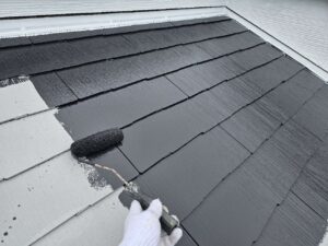 中塗り｜屋根塗装｜岡山