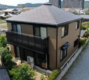 屋根フッ素塗装工事｜26010_岡山市北区Y様