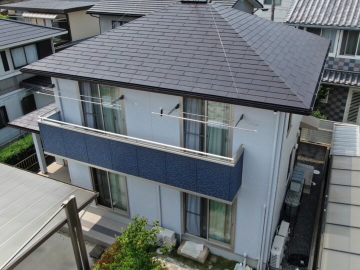 屋根フッ素塗装工事｜26011_岡山市北区M様