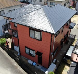 屋根遮熱無機塗装工事｜26015_岡山市南区T様