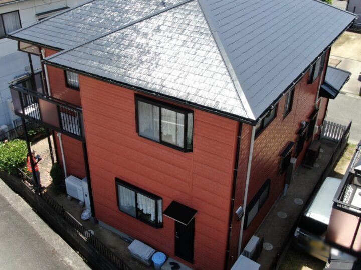 屋根遮熱無機塗装工事｜26015_岡山市南区T様