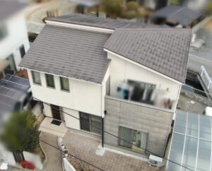岡山市南区屋根施工前｜屋根塗装