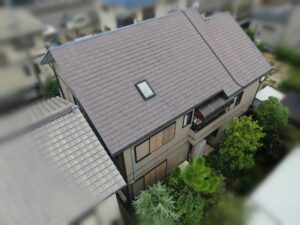 岡山｜屋根塗装｜施工事例｜パナホーム