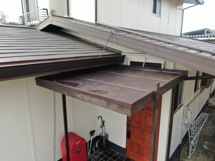屋根部分カバー工法工事｜岡山県都窪郡K様_26027