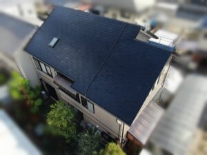 岡山｜屋根塗装｜施工事例｜パナホーム