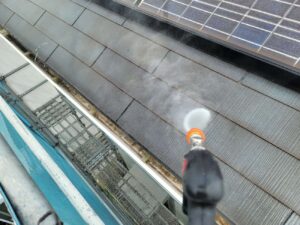 岡山市南区|屋根塗装|遮熱|施工事例
