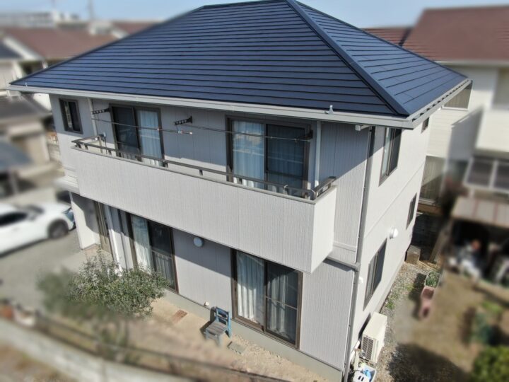 屋根カバー工法工事｜岡山市北区M様_26031