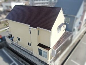 屋根フッ素塗装工事｜岡山市中区I様_26030