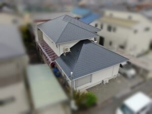 屋根フッ素塗装工事｜岡山市北区A様_26035