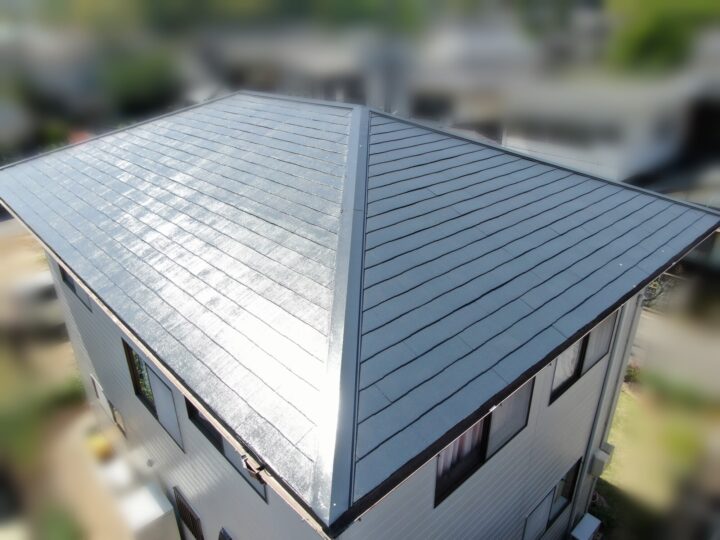 屋根遮熱フッ素塗装工事｜岡山市南区Y様_26037