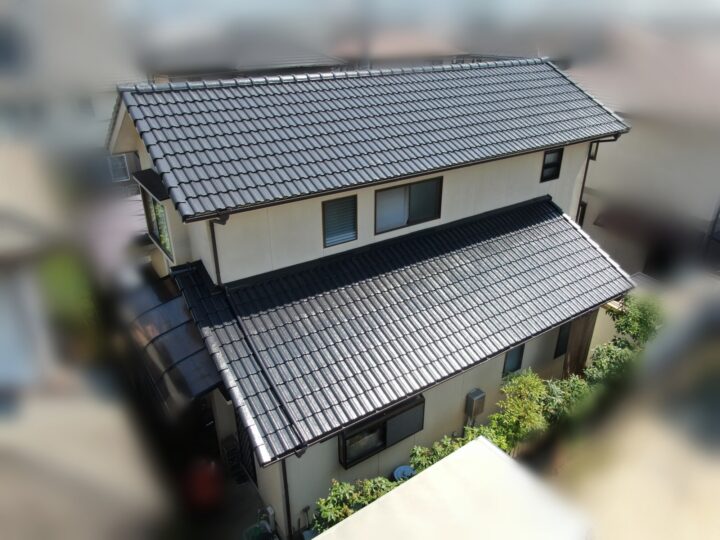 屋根フッ素塗装工事｜岡山市南区A様_26039