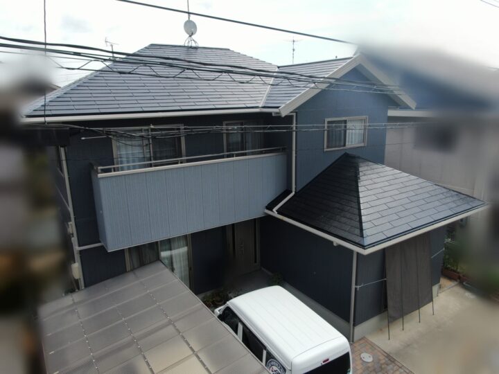 屋根フッ素塗装工事｜岡山市南区O様_26038