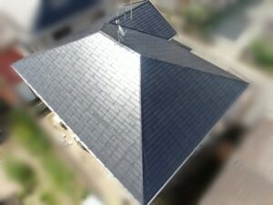 岡山市南区|屋根塗装工事|施工事例|フッ素塗装