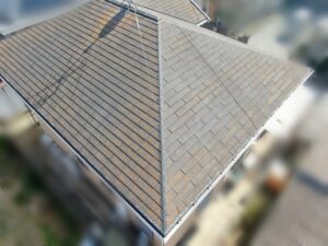 岡山市南区|屋根塗装工事|施工事例|フッ素塗装|ミサワホーム
